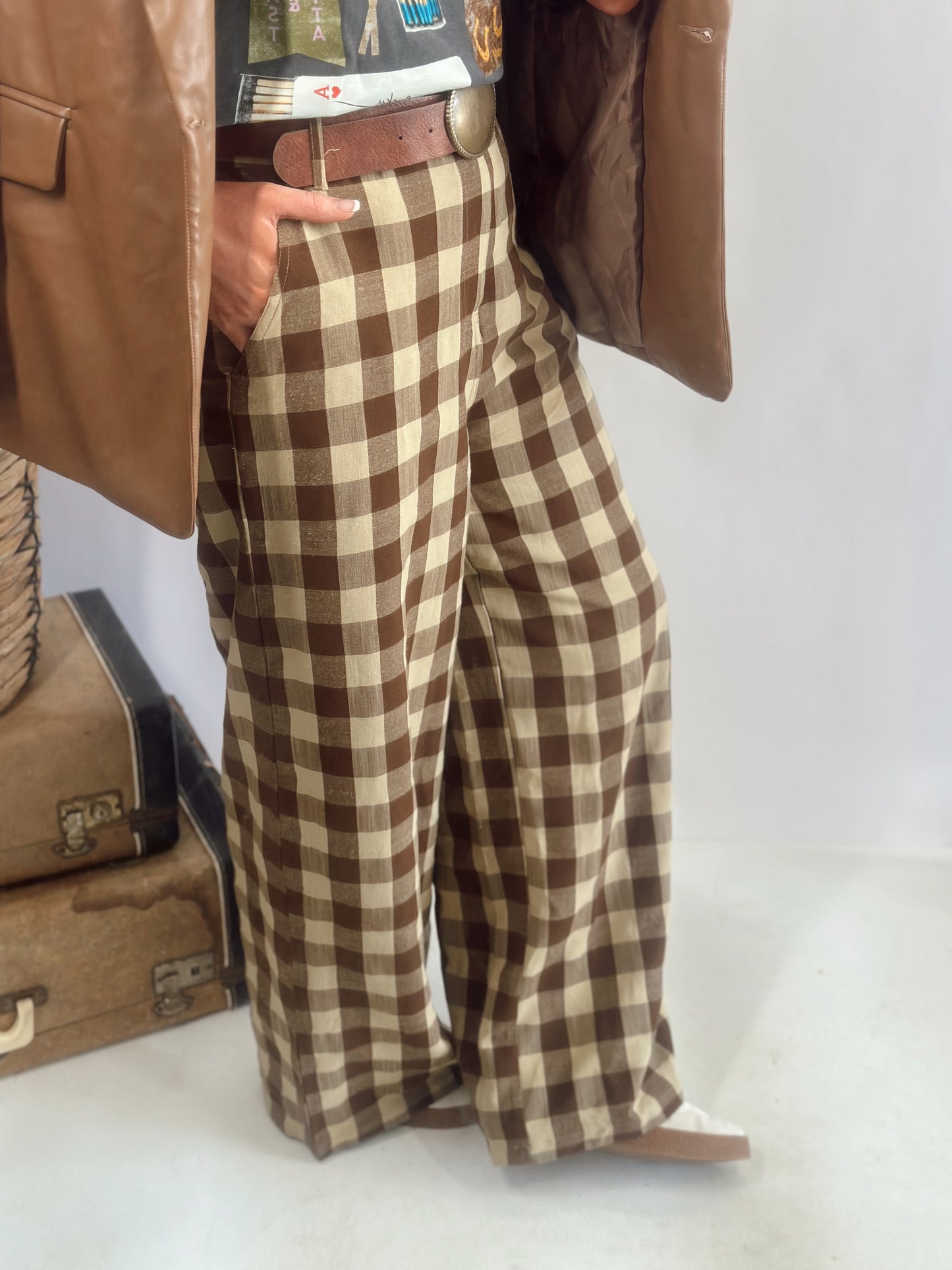 Goldie Gingham Pants