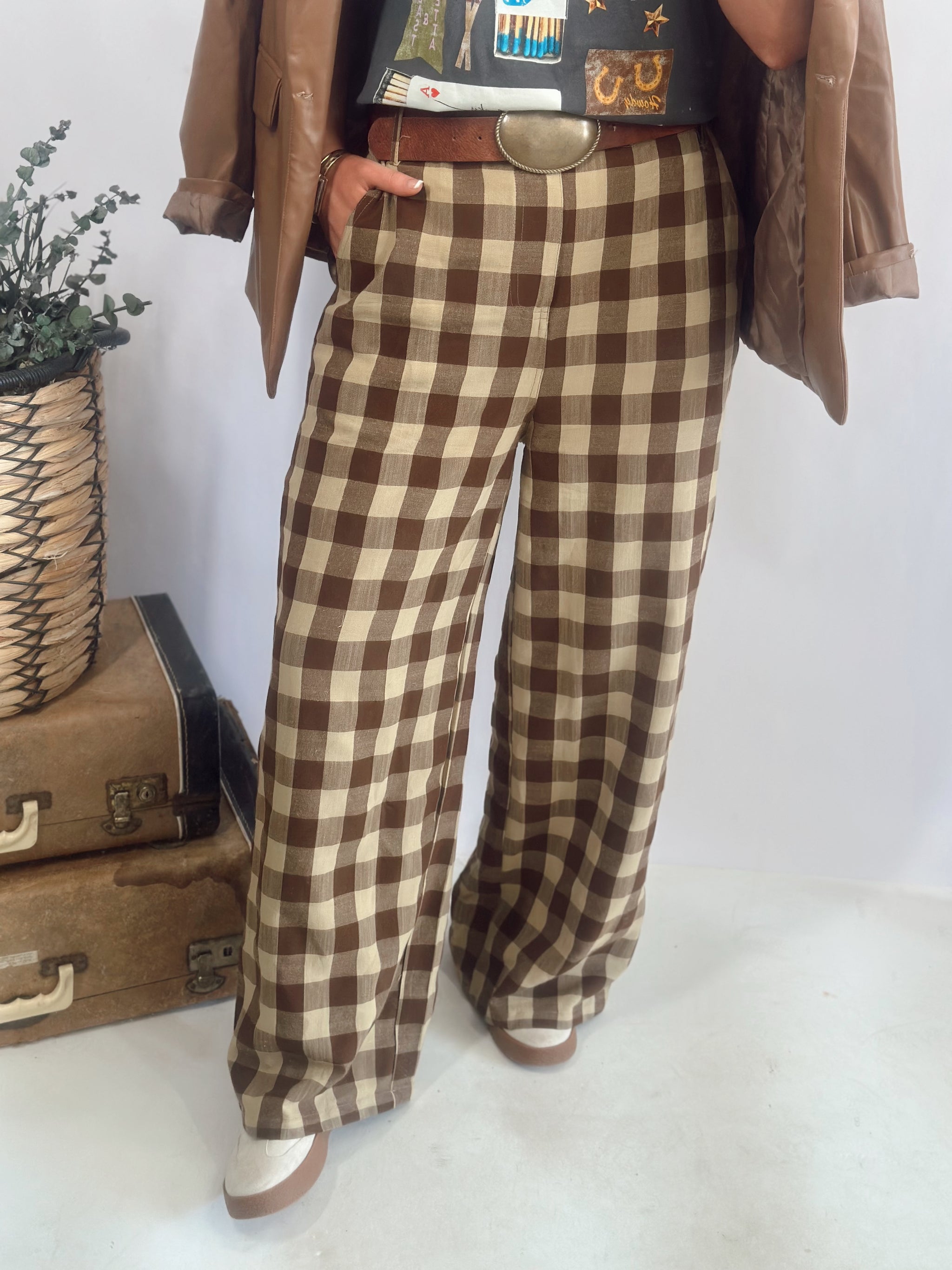Goldie Gingham Pants