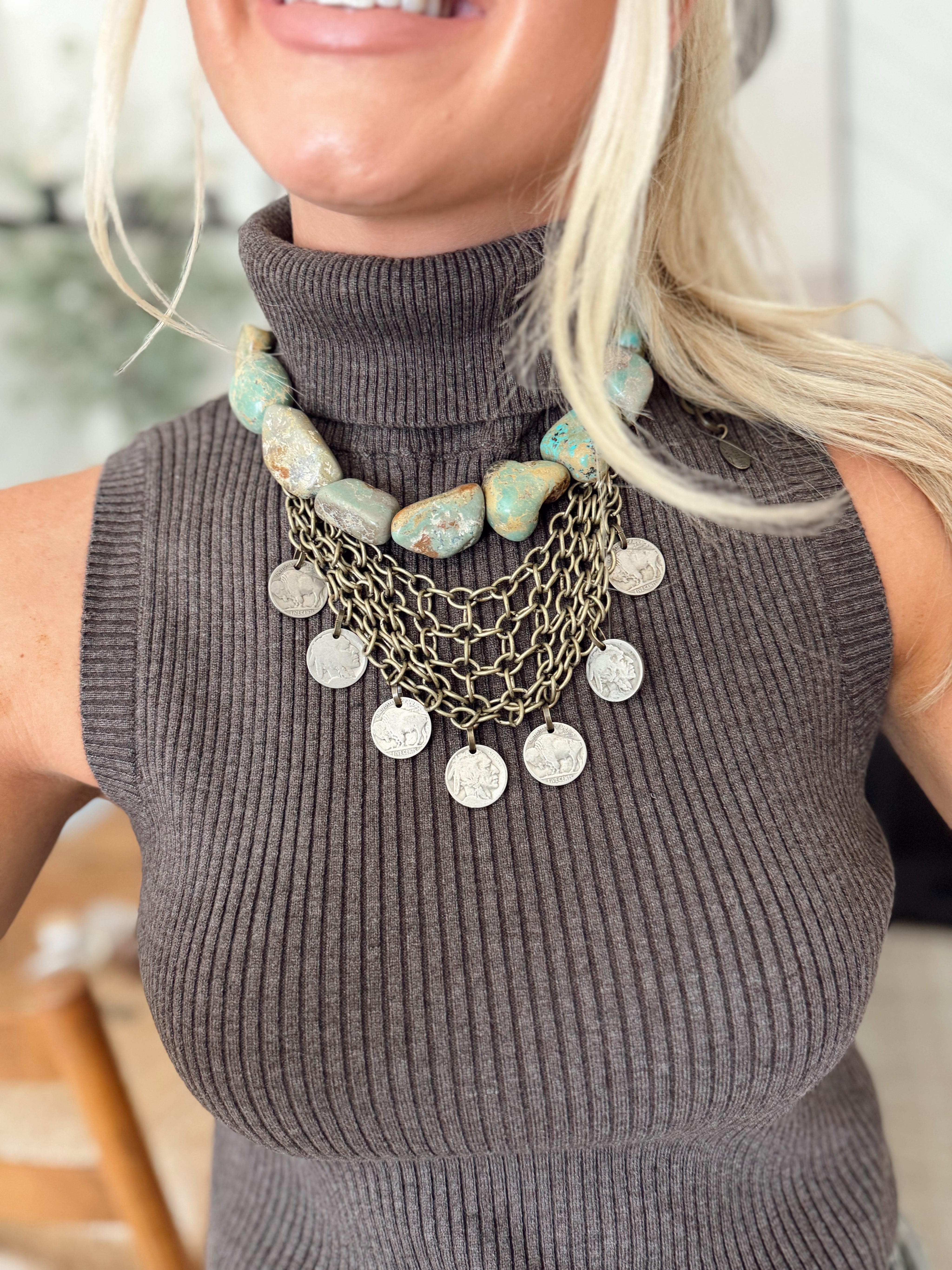 Buffalo Nickel Necklace