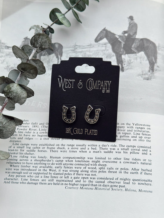 Tandy Horseshoe Earrings