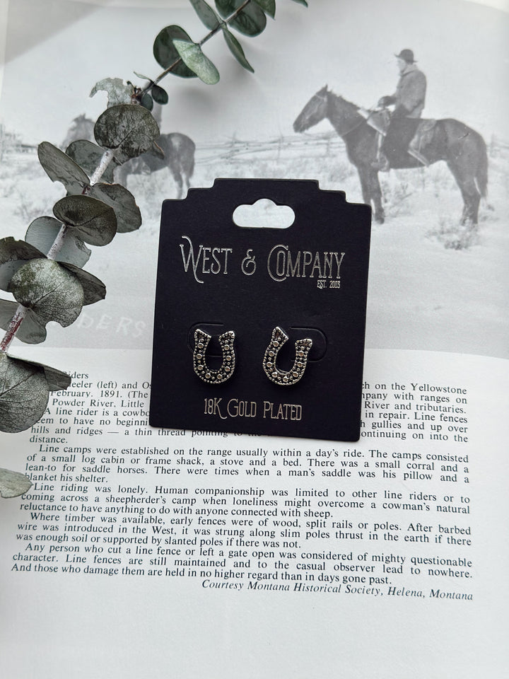 Tandy Horseshoe Earrings