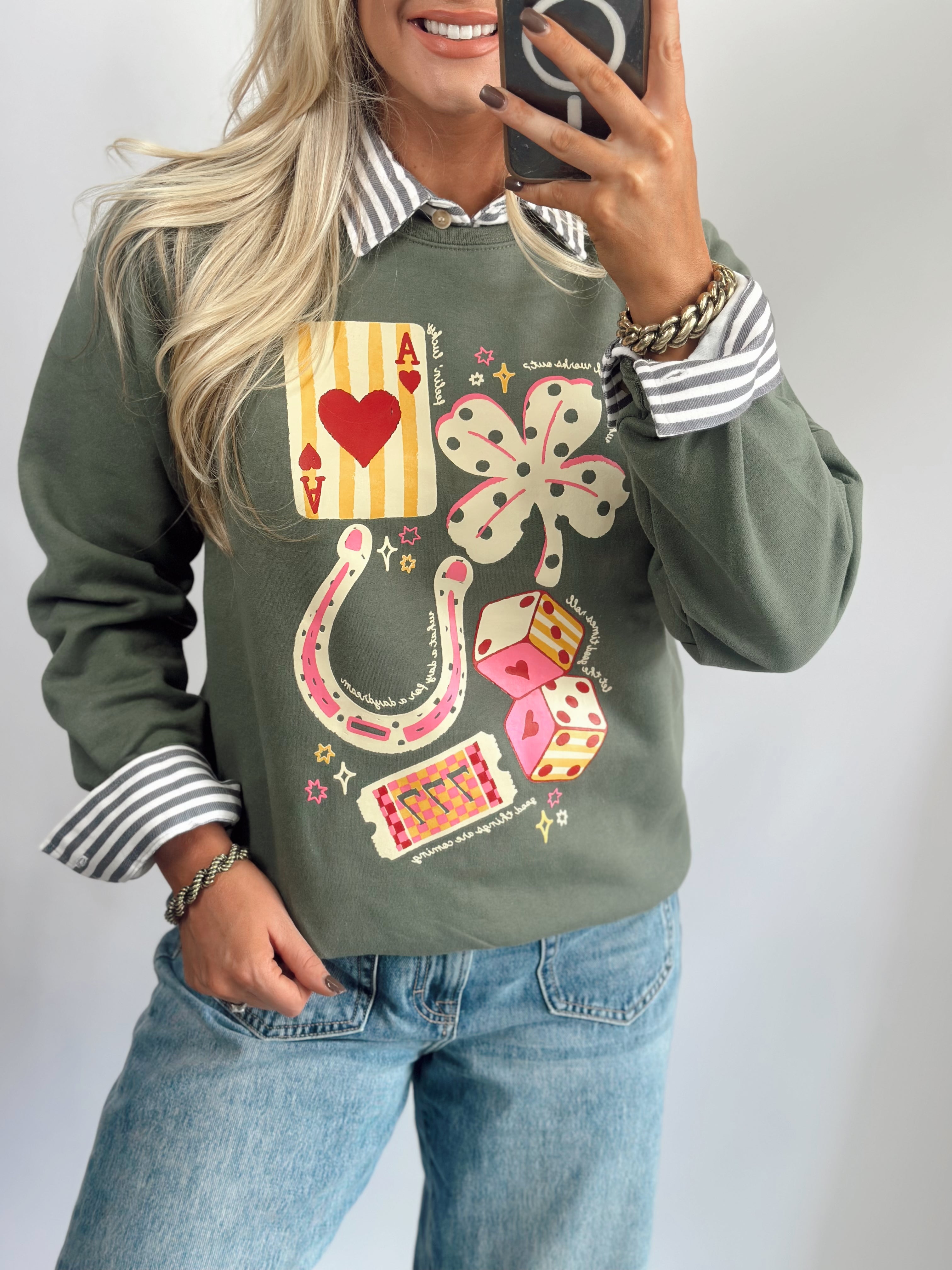 Good Luck Trinkets Sweatshirt