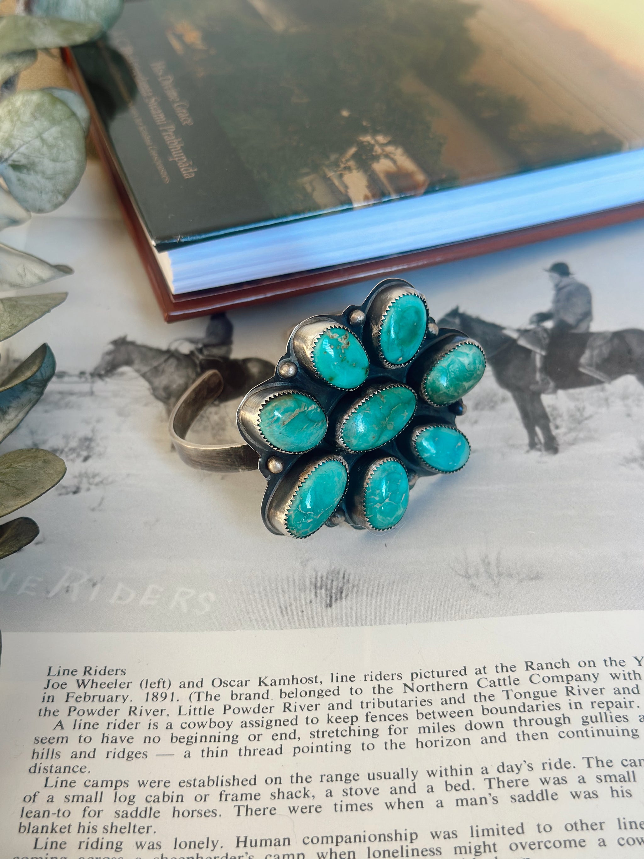 Em Valley Cluster Cuff Sterling