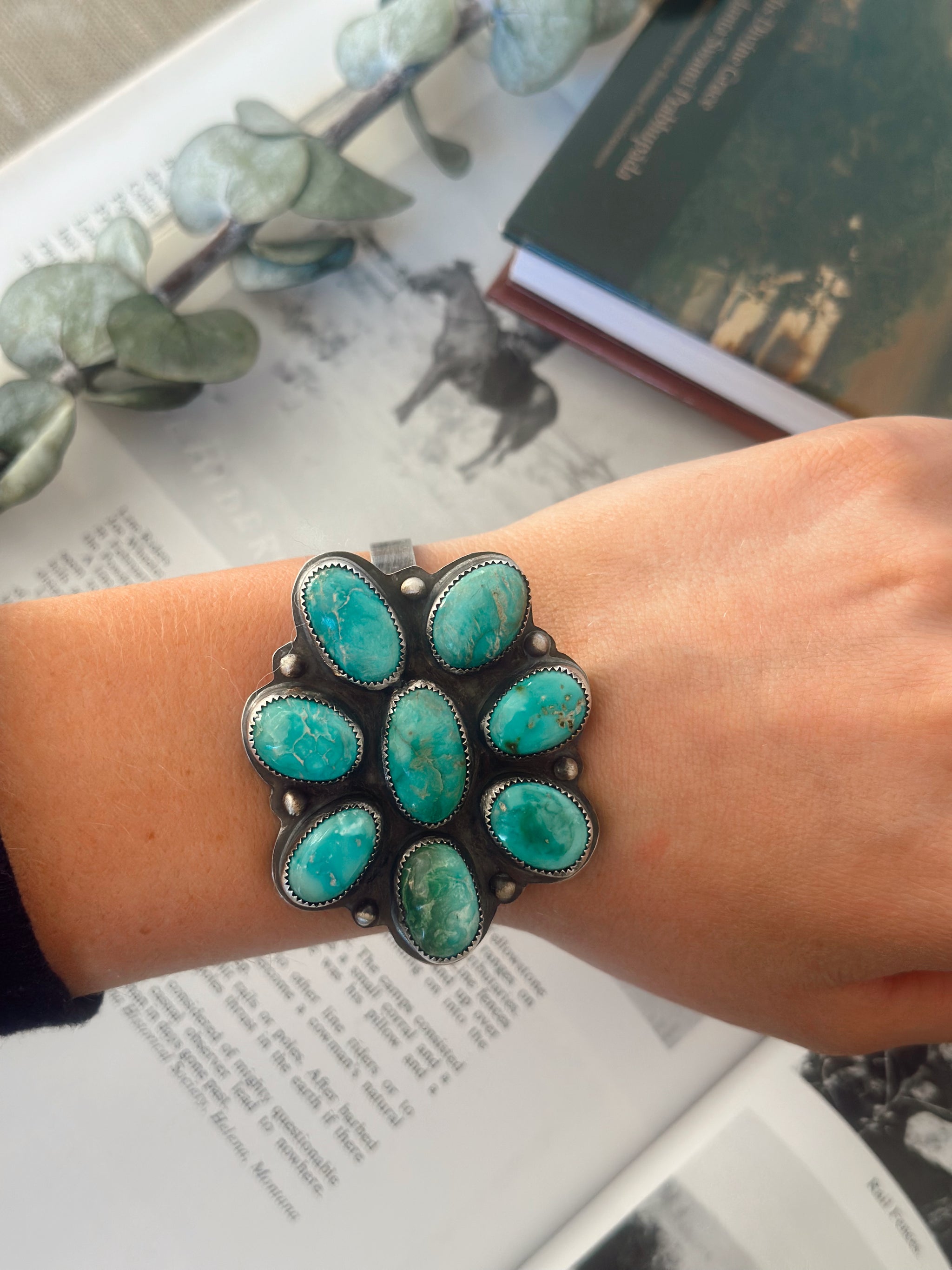 Em Valley Cluster Cuff Sterling