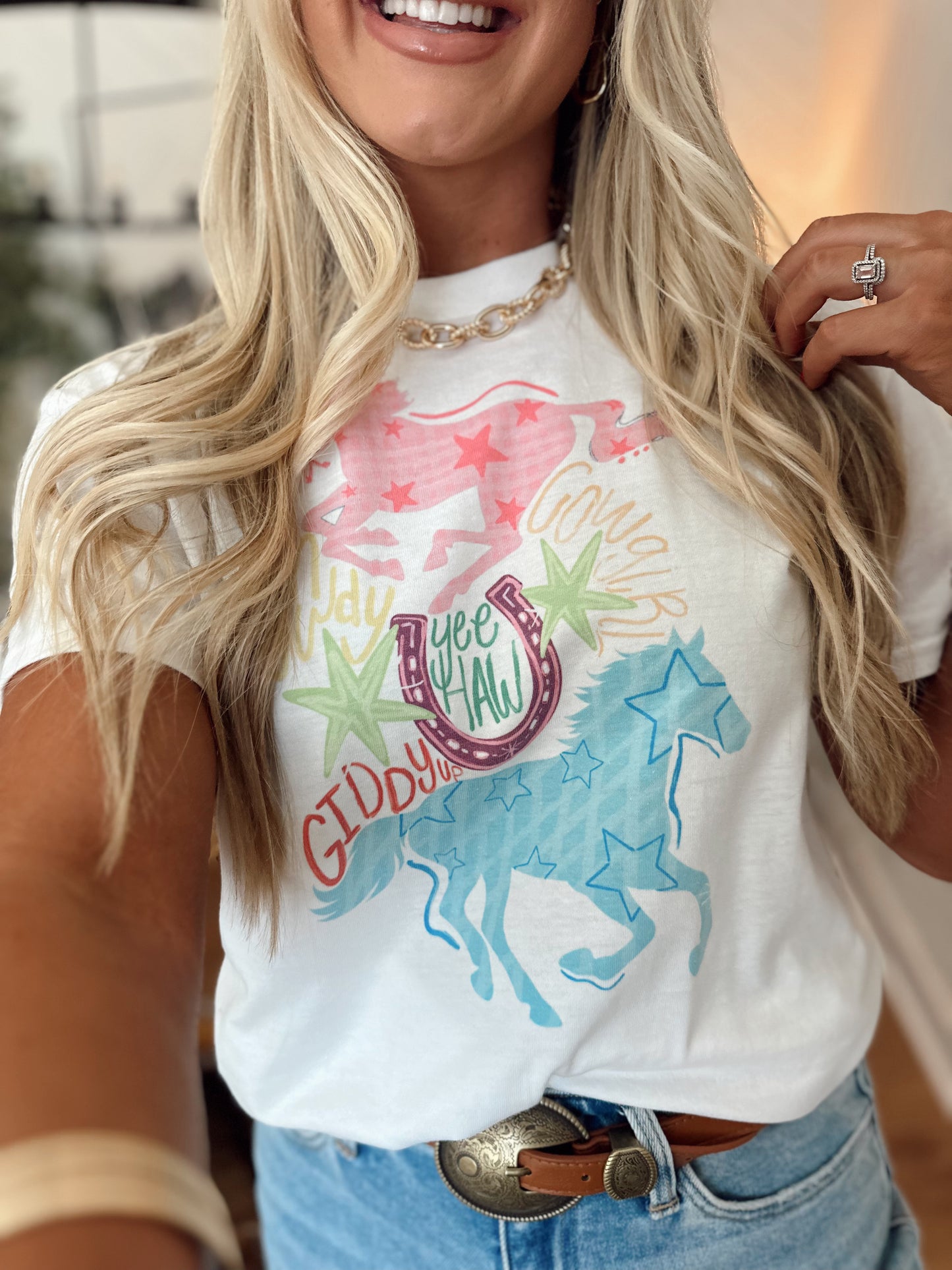Lucky Cowgirl Graphic