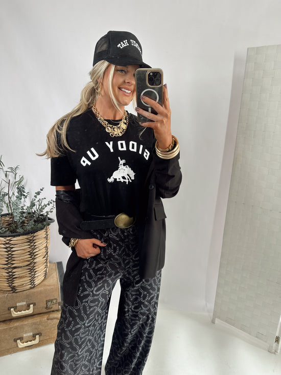 Giddy Up Cropped Tee