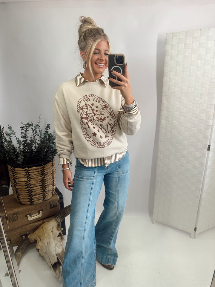 Get Off Your High Horse Sweatshirt