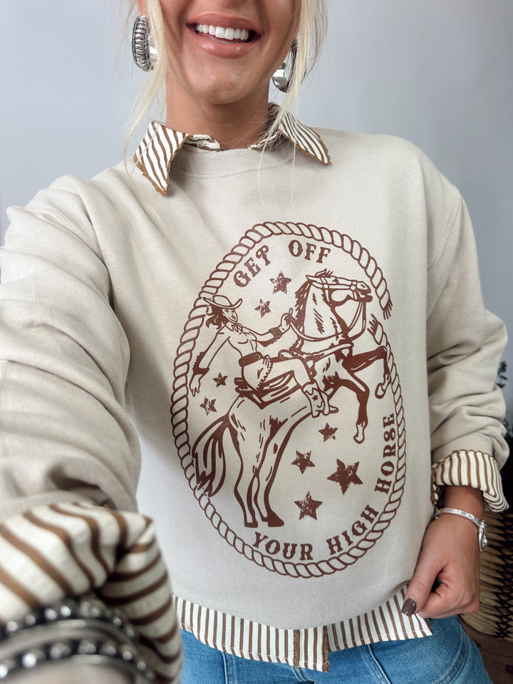 Get Off Your High Horse Sweatshirt