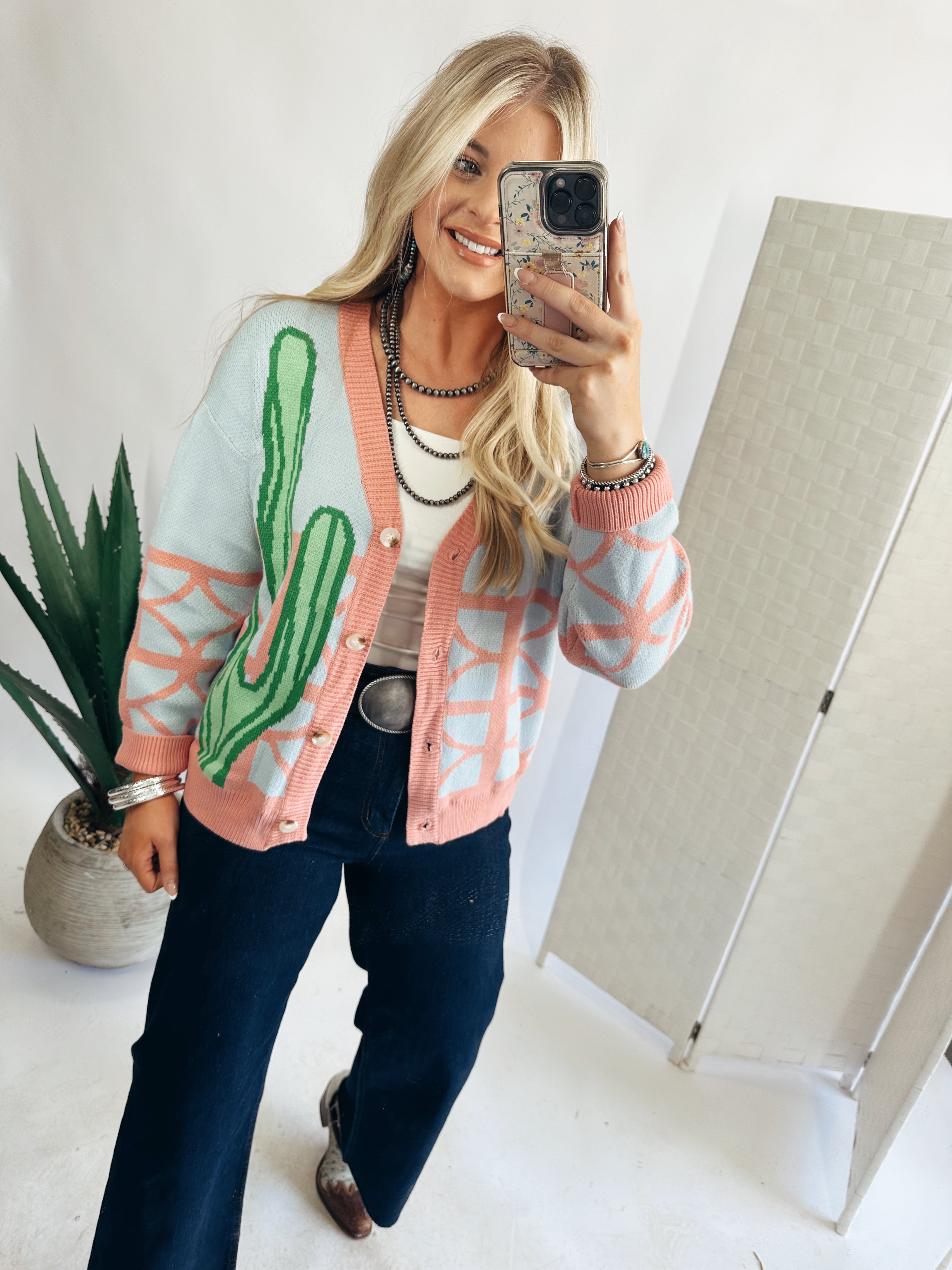 Cactus Cowgirl Cardigan