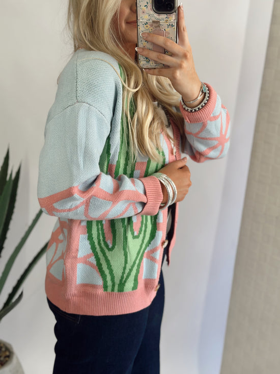 Cactus Cowgirl Cardigan