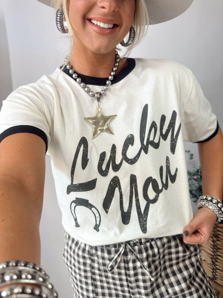 Lucky You Cowgirl Graphic