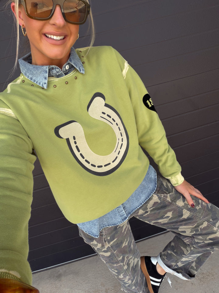 Verde Horseshoe Sweatshirt
