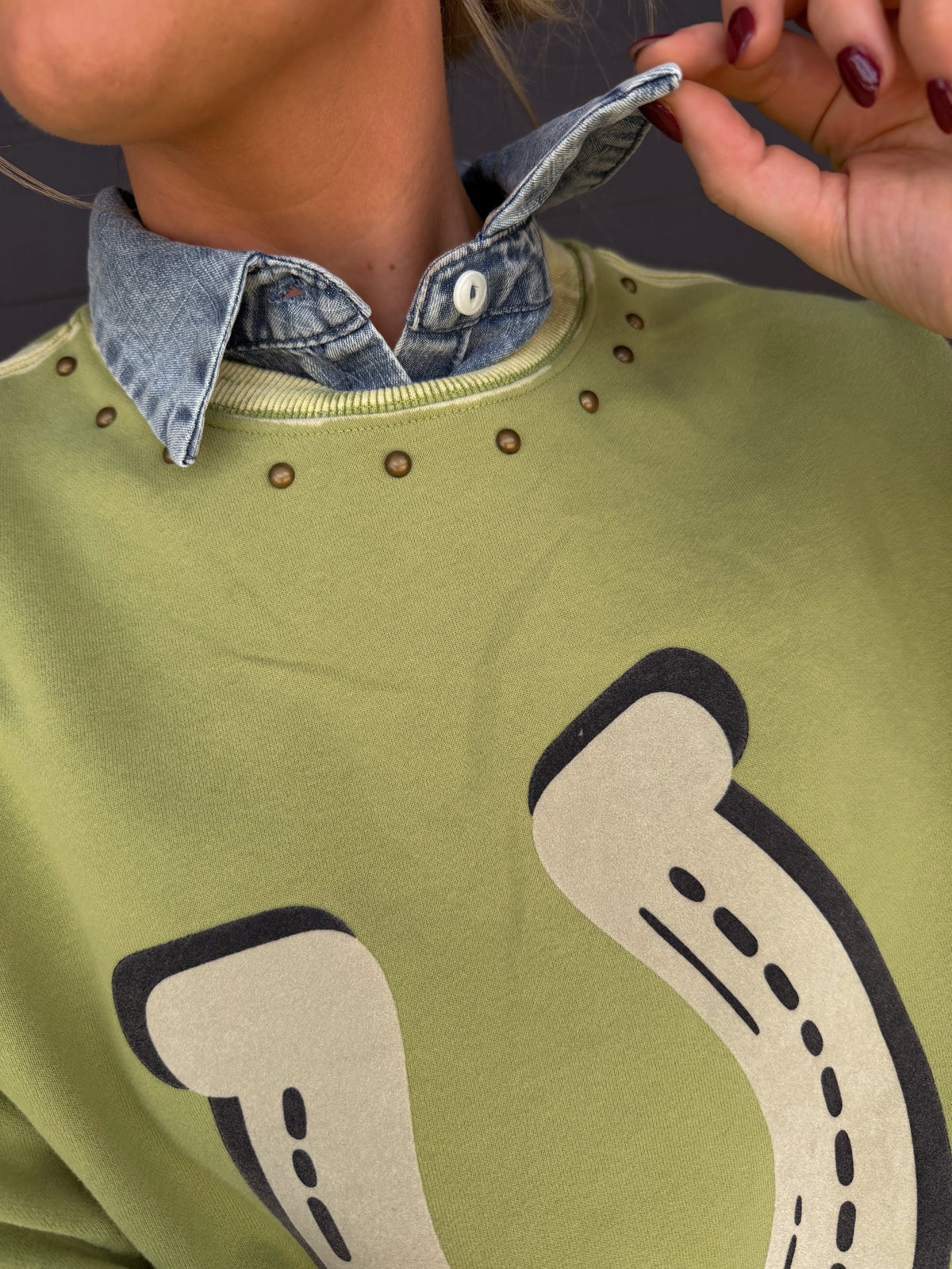 Verde Horseshoe Sweatshirt