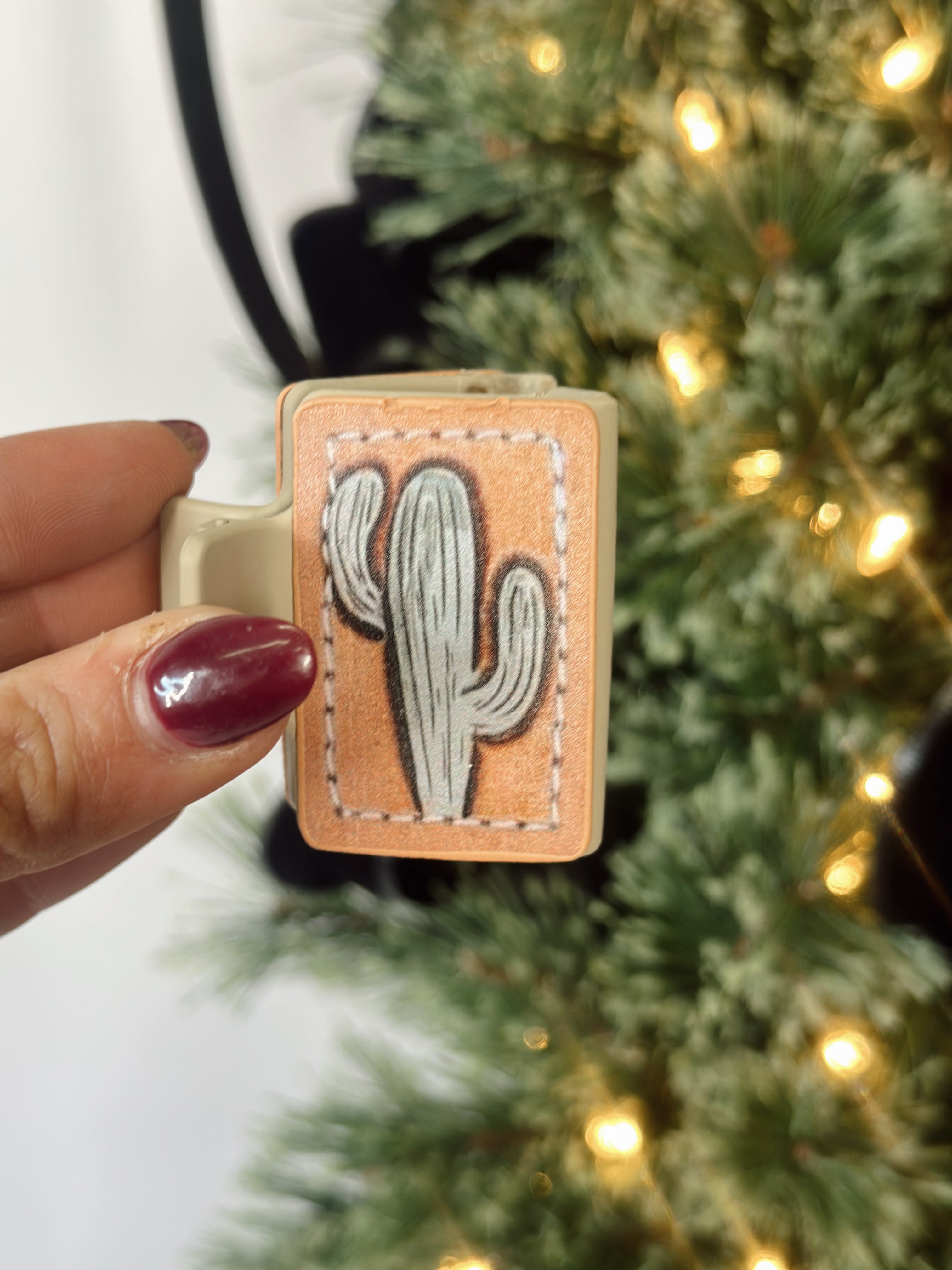 Light Cactus Hair Clip