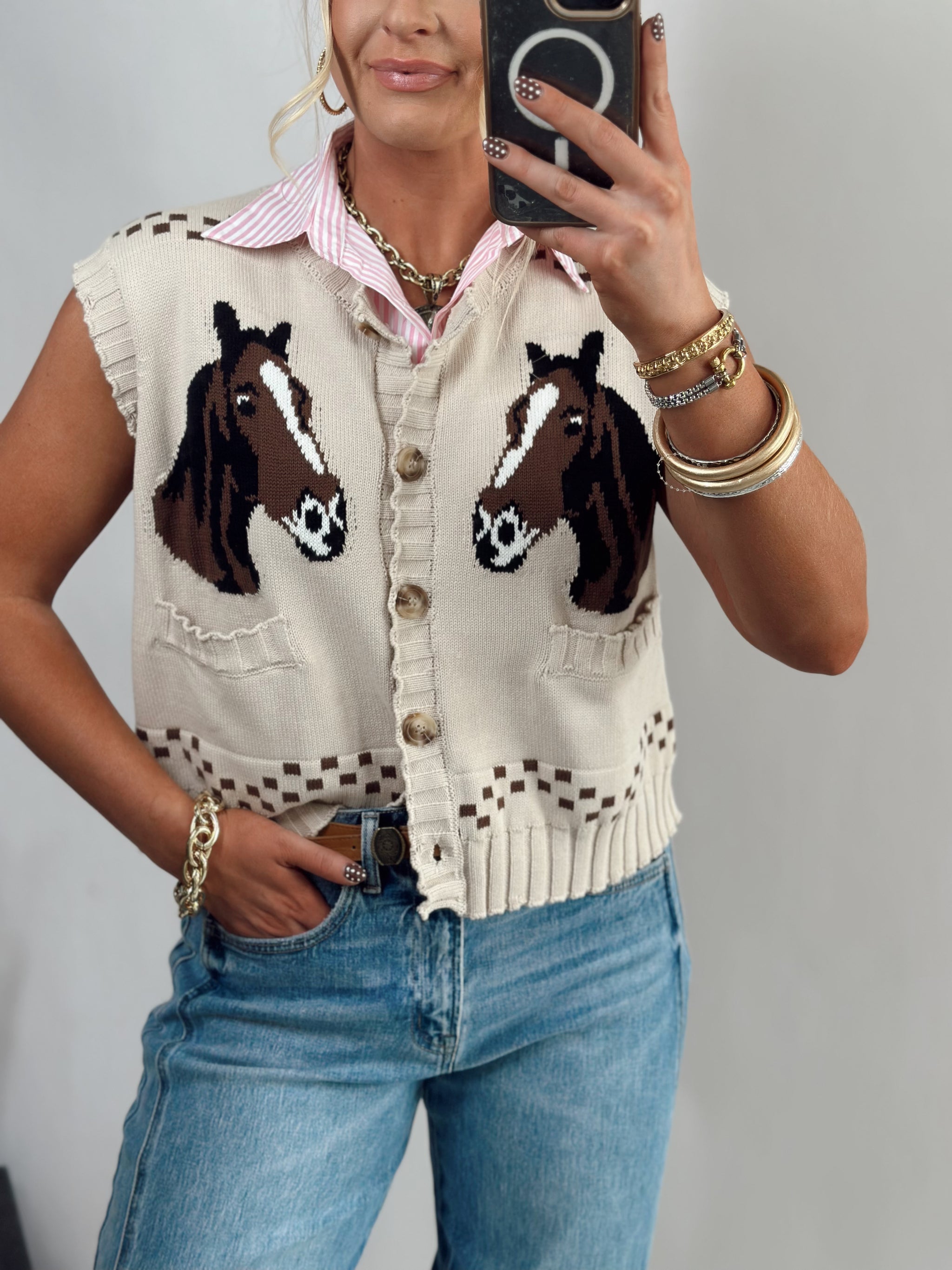 Lucky Horseshoe Vest