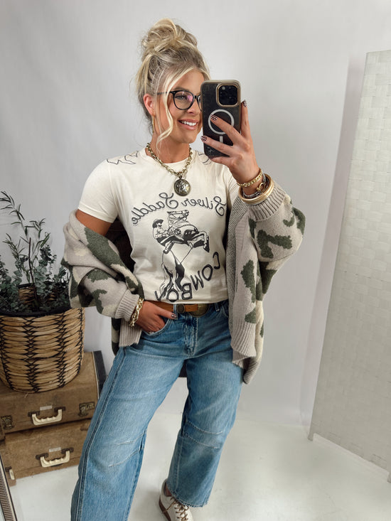 Silver Saddle Cowboy Tee