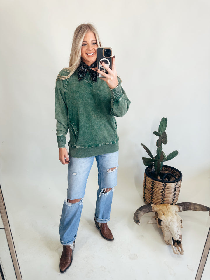 The Millie Sweatshirt *Green