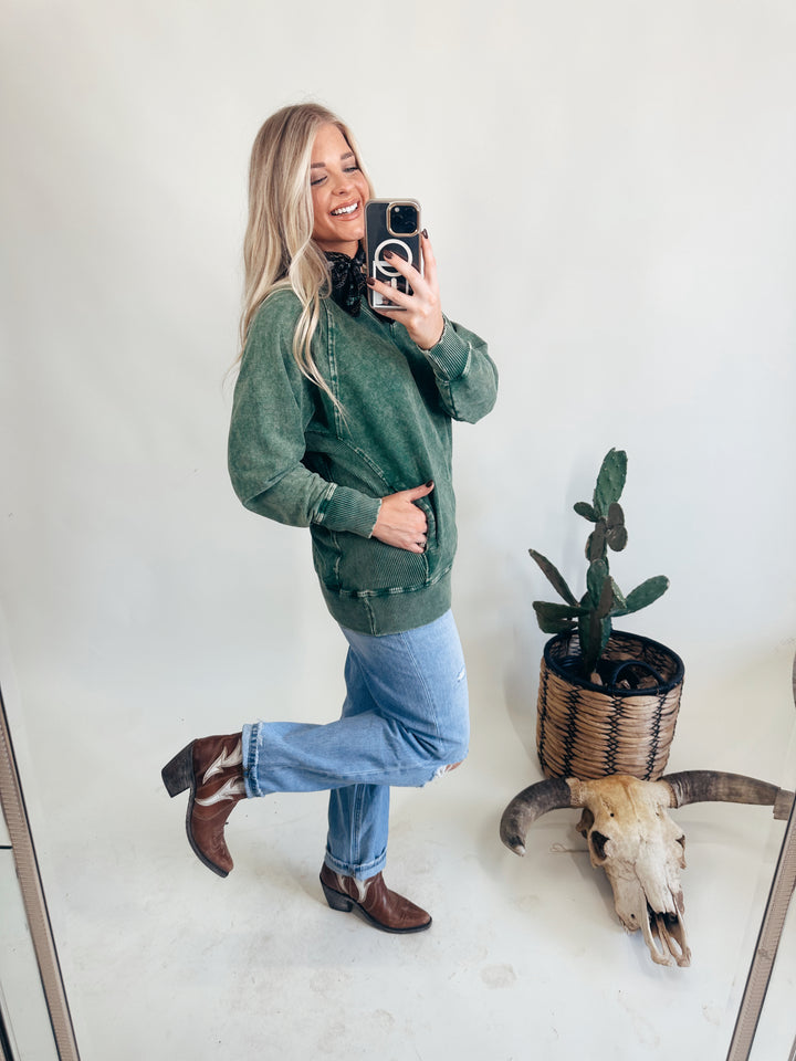 The Millie Sweatshirt *Green