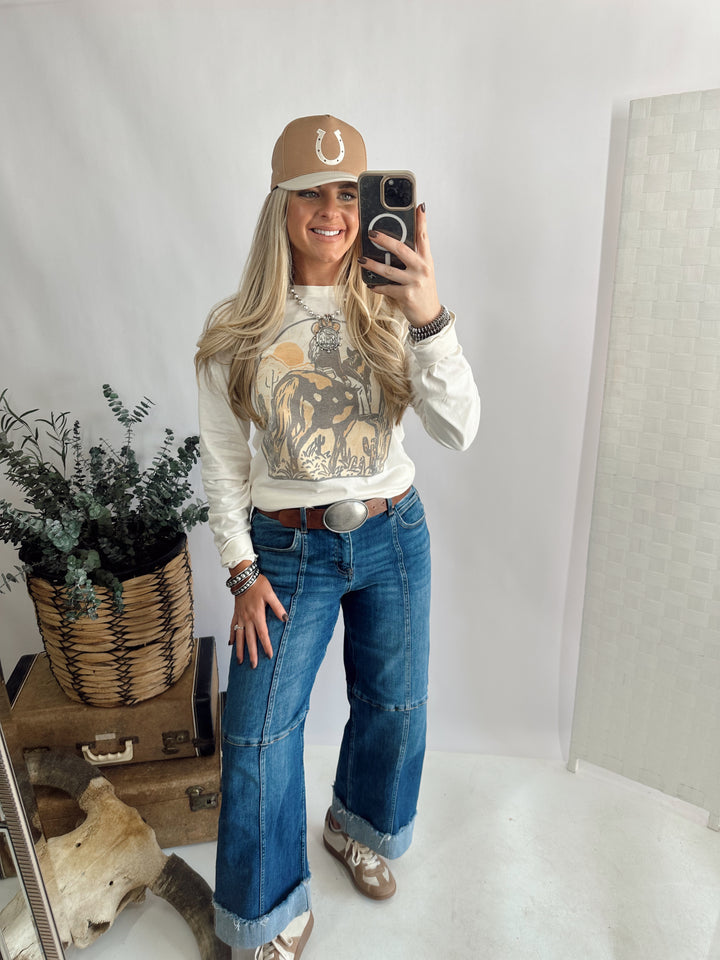 Saddle Up and Ride Graphic - DOOR BUSTER