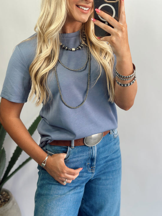 Cloud Basic FREE TEE *dENIM