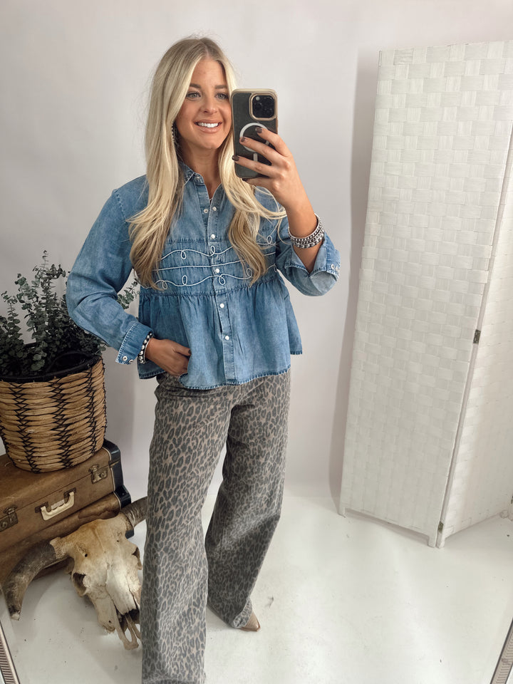 LOOPTY LOU L/S *DENIM