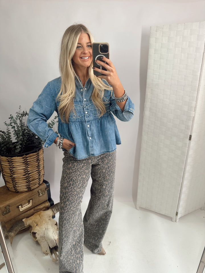 LOOPTY LOU L/S *DENIM