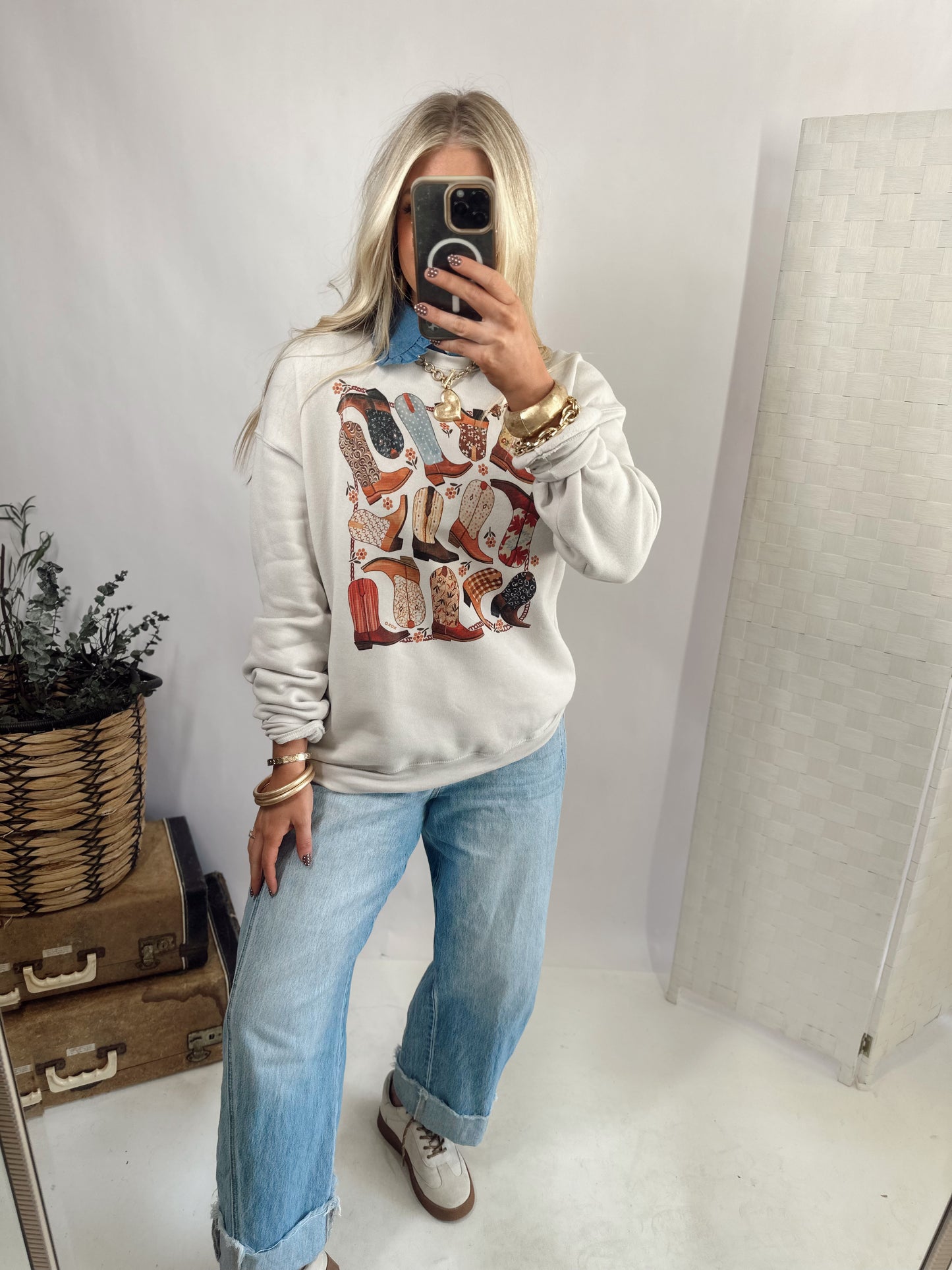 Log Cabin Sweatshirt