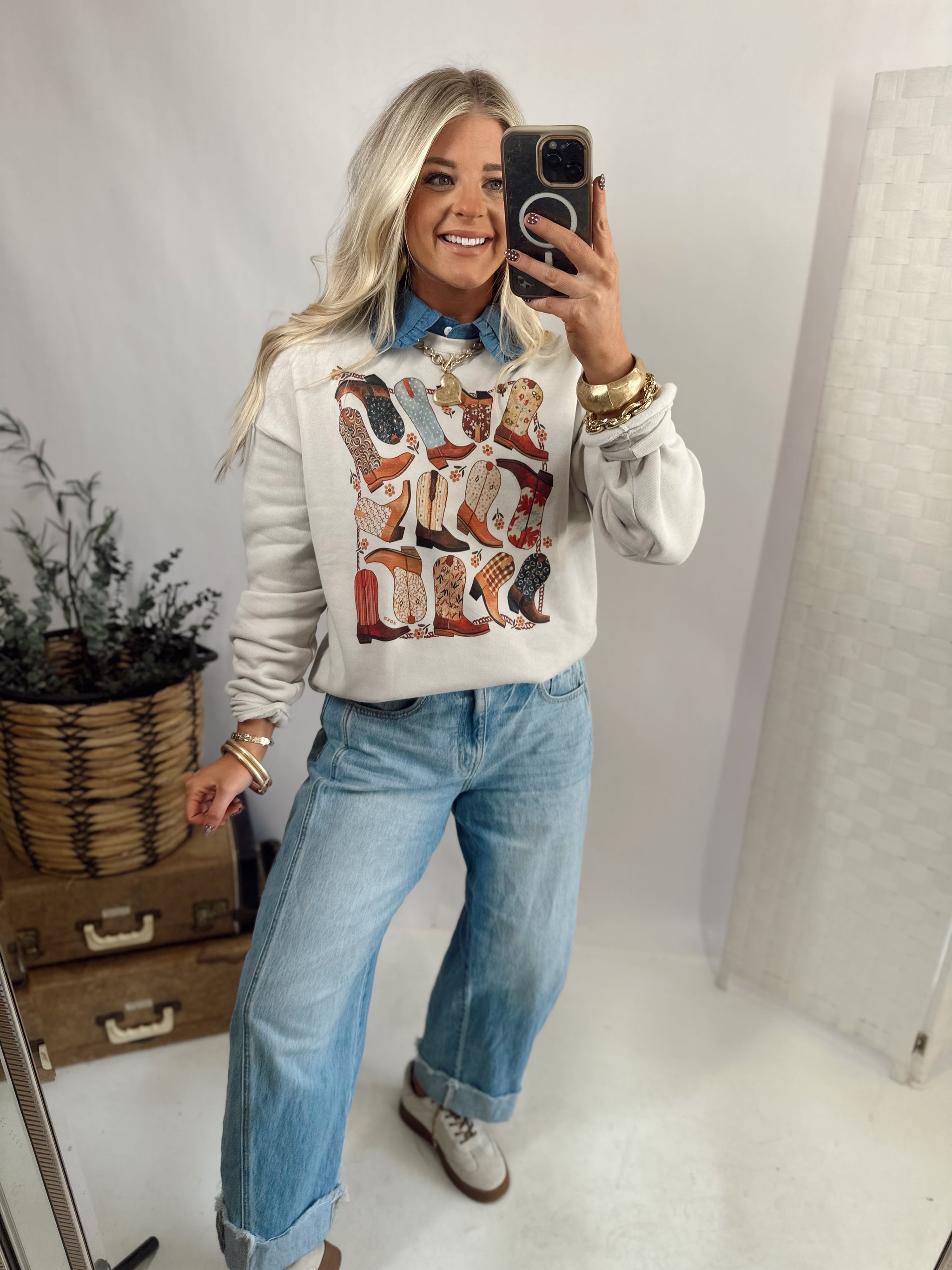 Log Cabin Sweatshirt