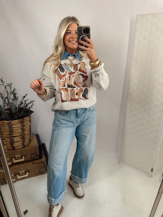 Log Cabin Sweatshirt