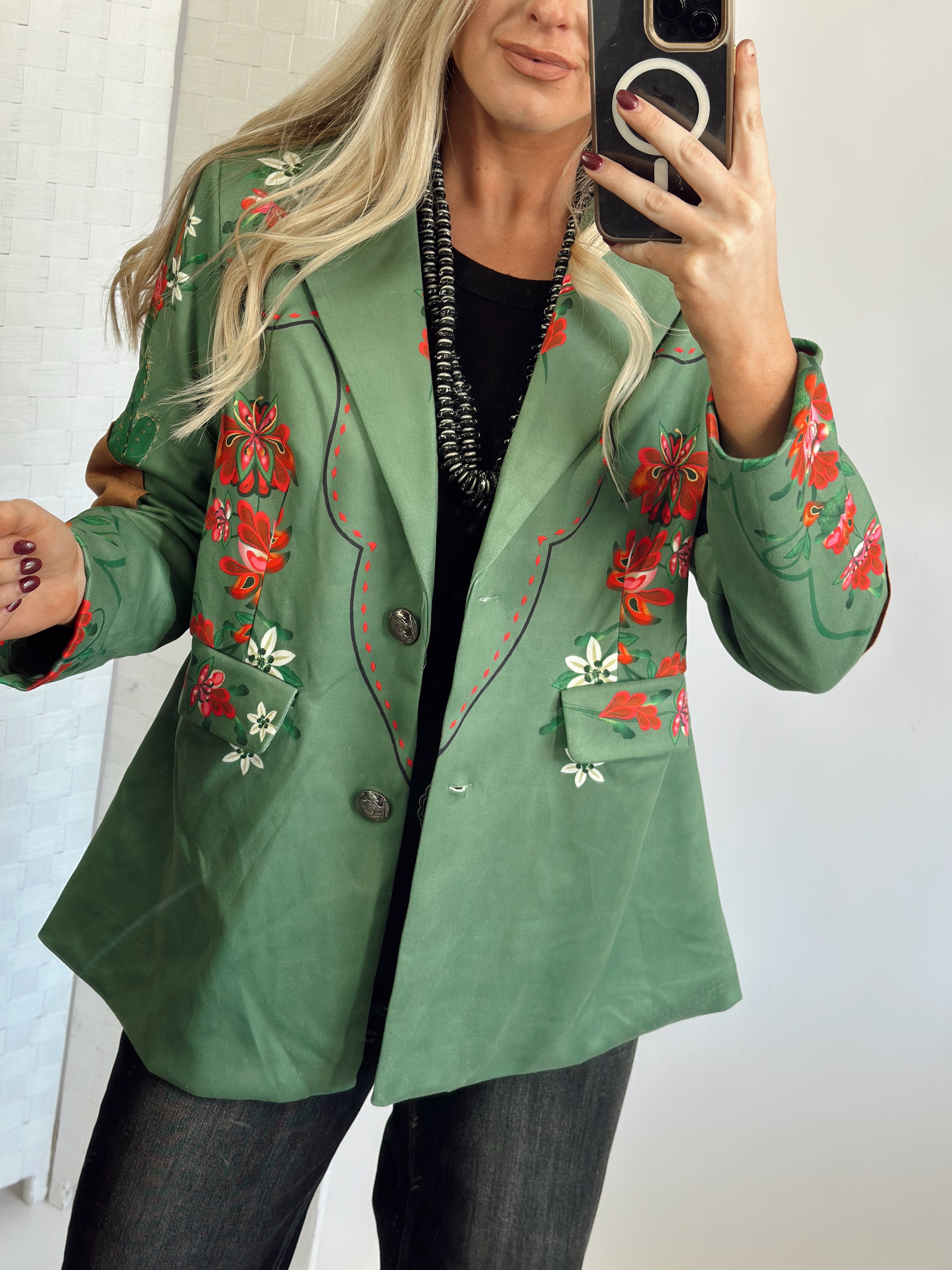 Jade Western Blazer