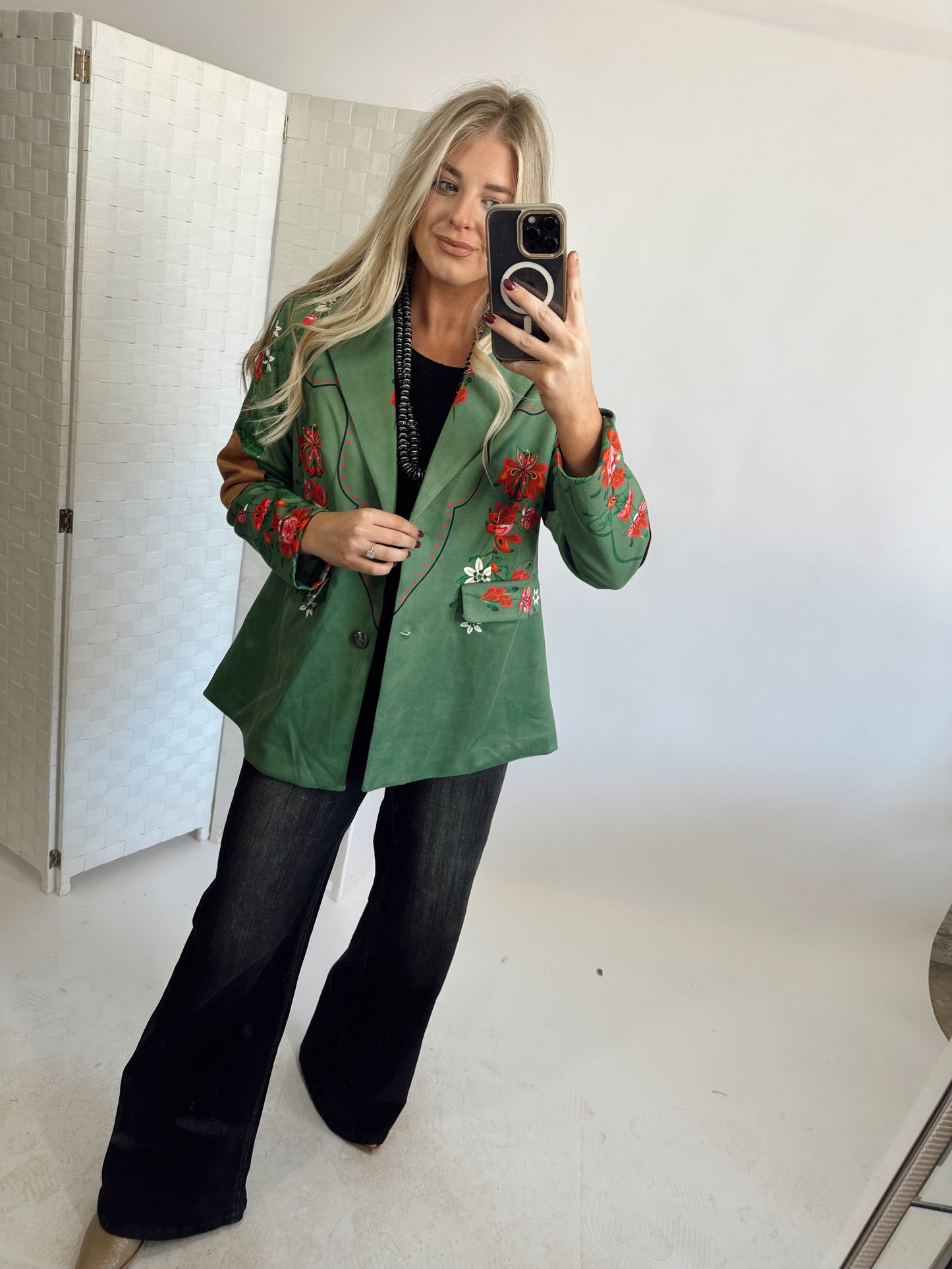 Jade Western Blazer