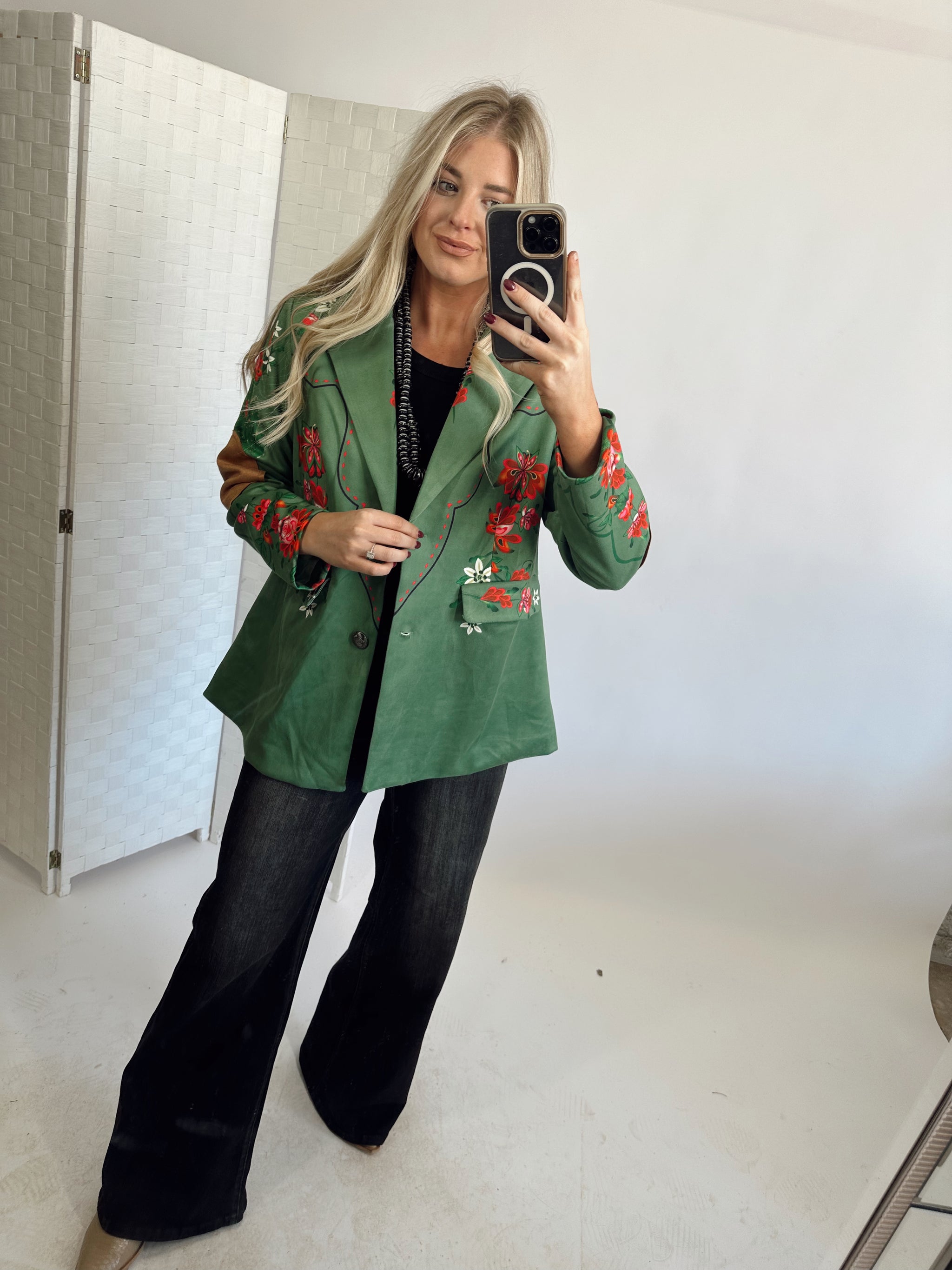 Jade Western Blazer