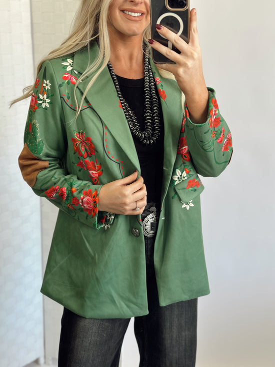 Jade Western Blazer