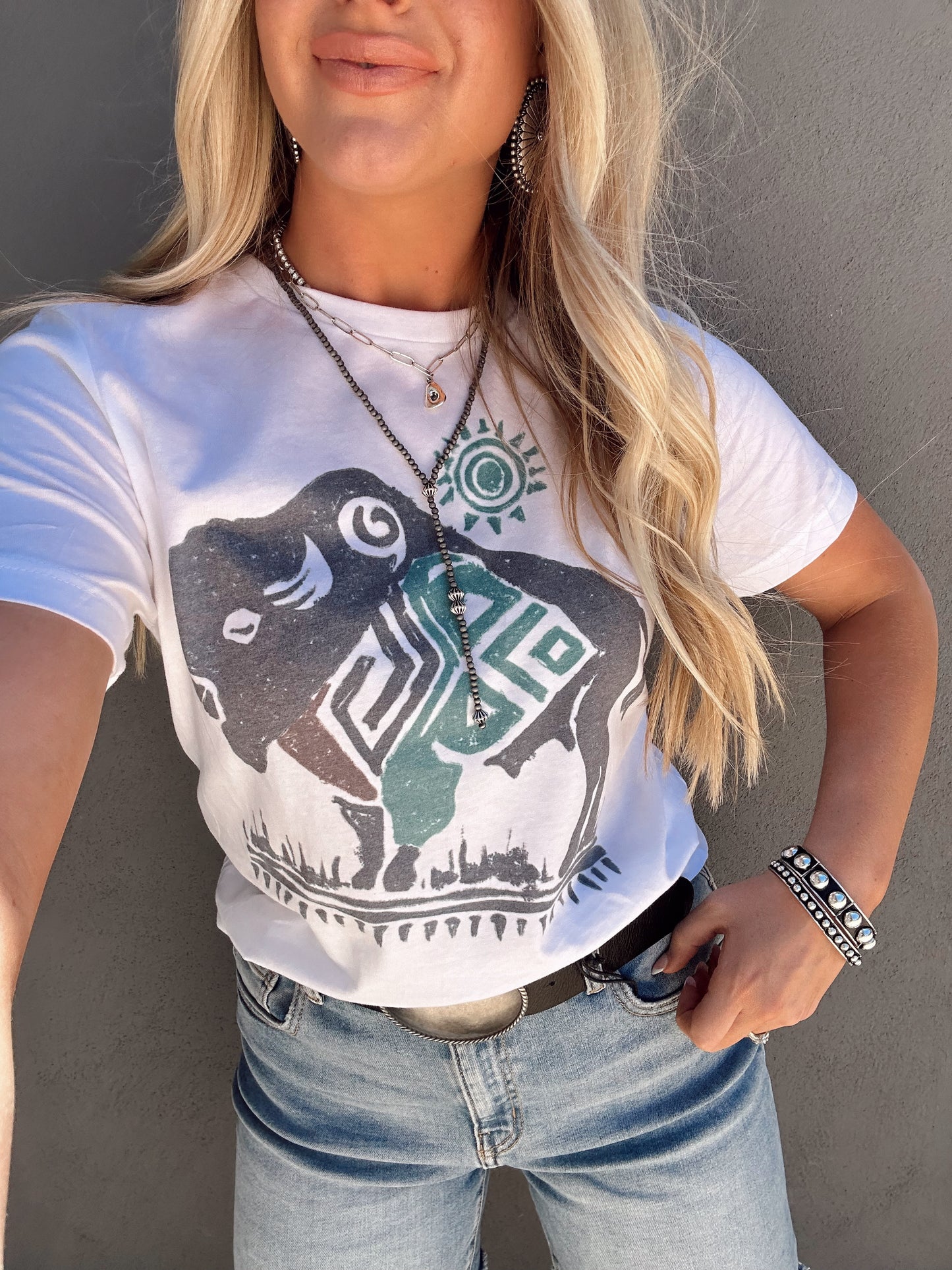 Aztec Buffalo Graphic