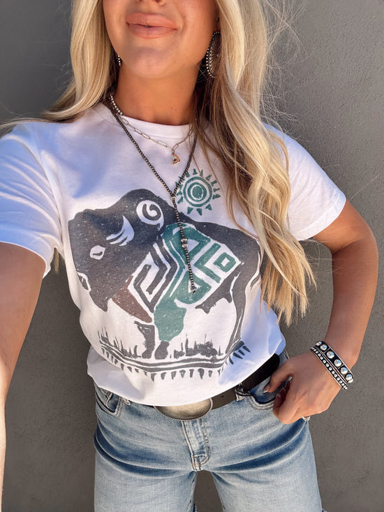 Aztec Buffalo Graphic