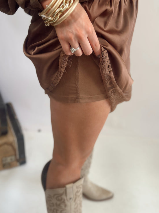 My Lace Skirt* Chocolate