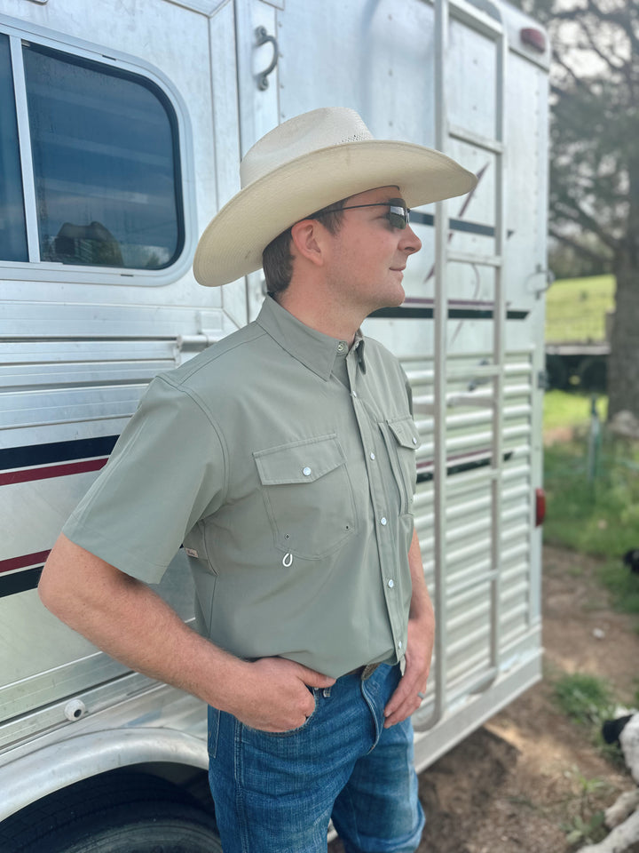 The Sagebrush Performance Shirt- Sage