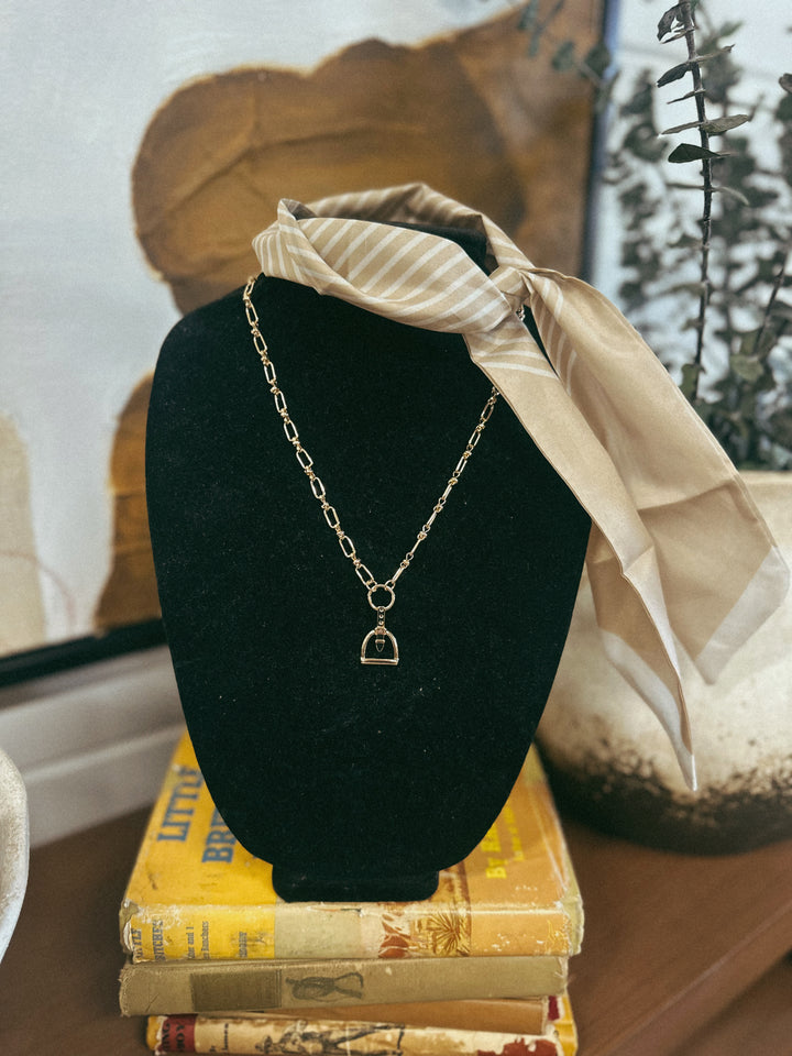 Buttercup Stirrup Necklace *Gold