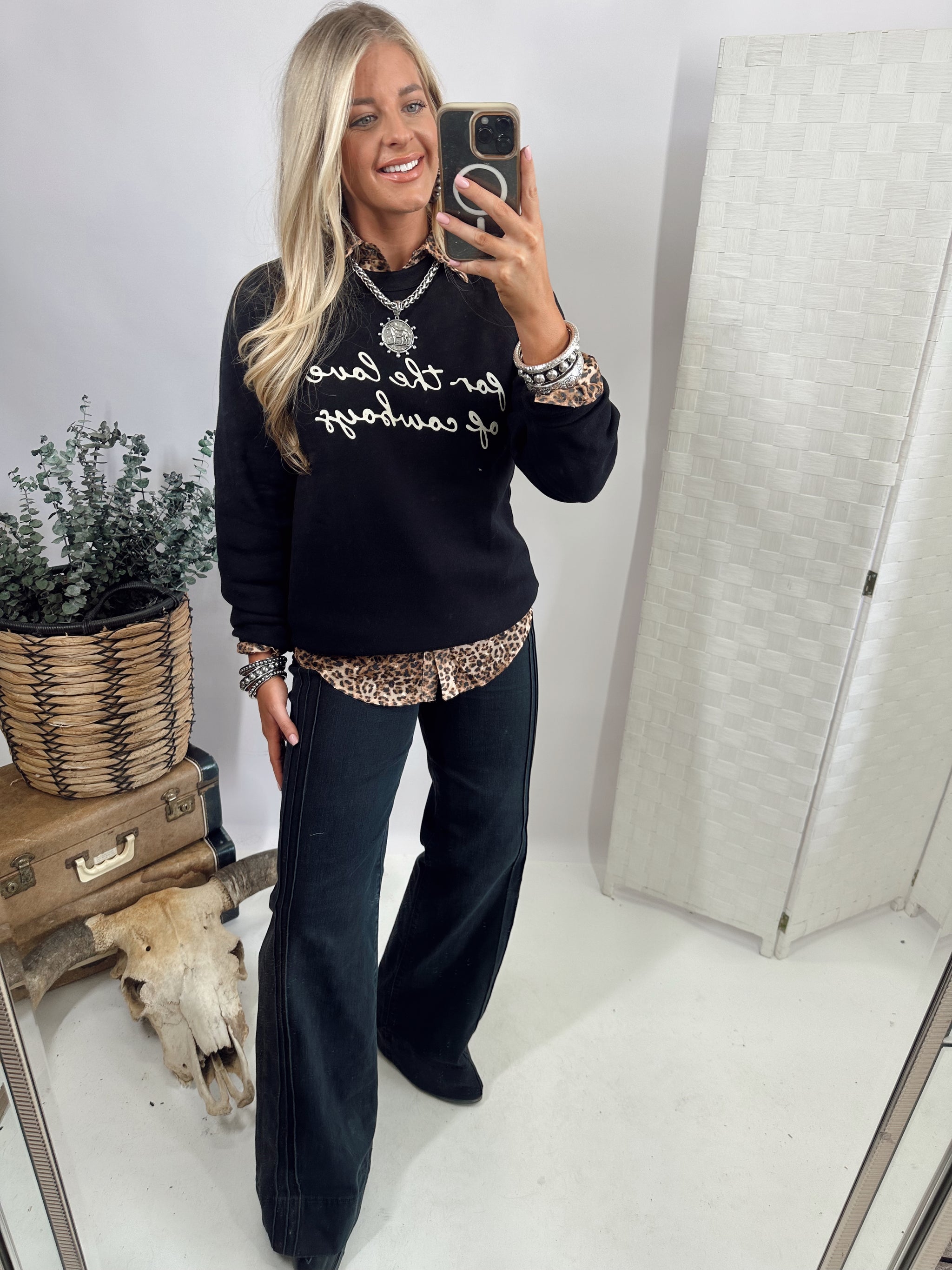 For the Love of Cowboys Sweatshirt
