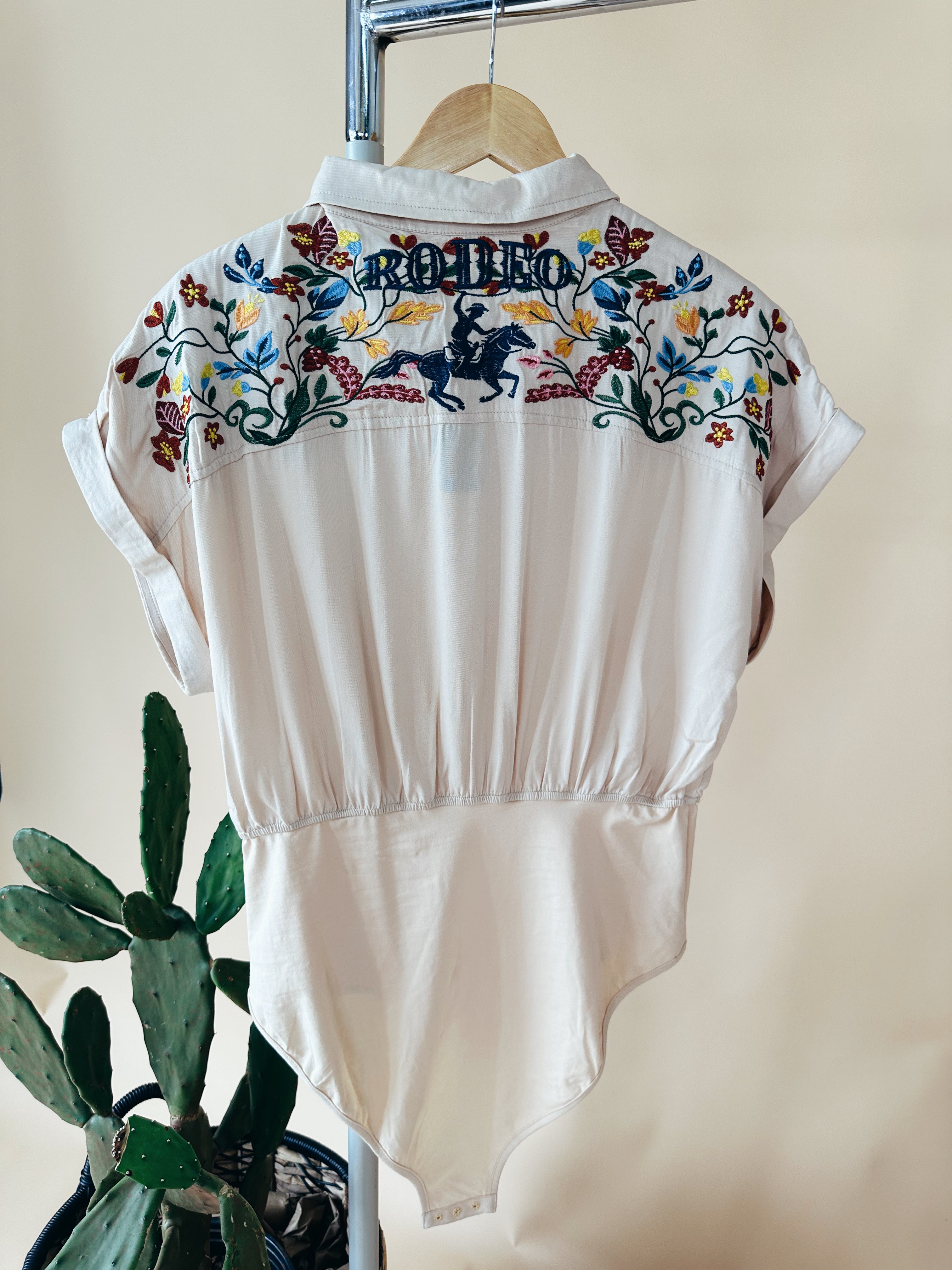 Rodeo Embroidered Bodysuit