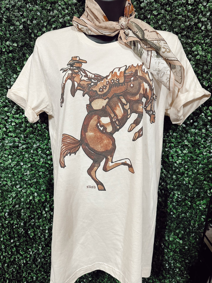 Brown Bronc tee