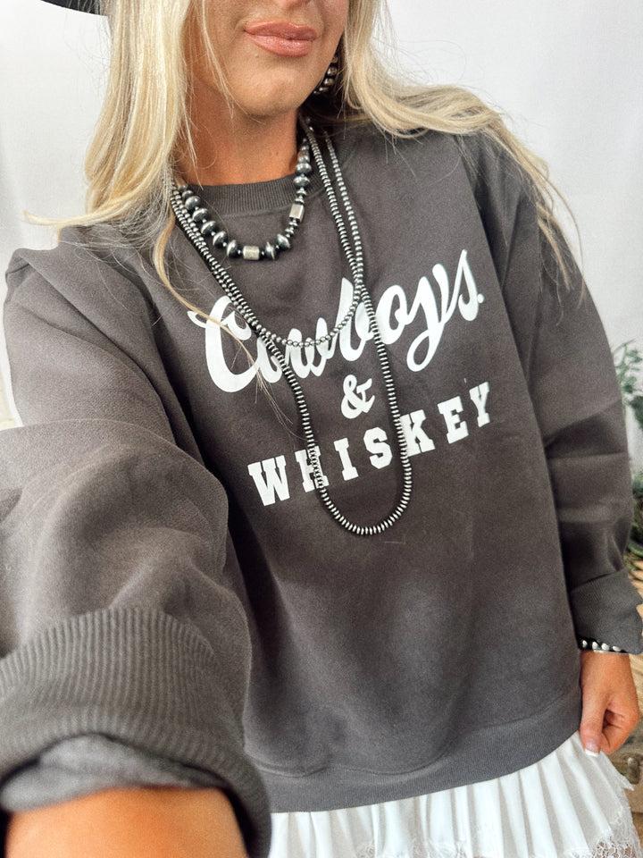 Cowboys & Whiskey Sweatshirt