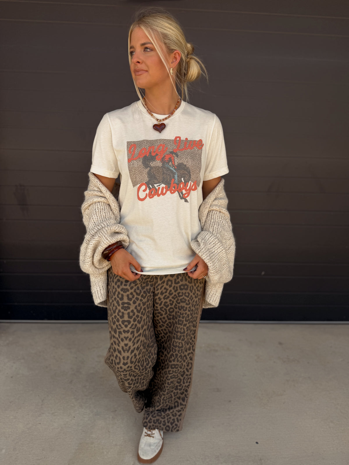 Leopard Cowboy Graphic