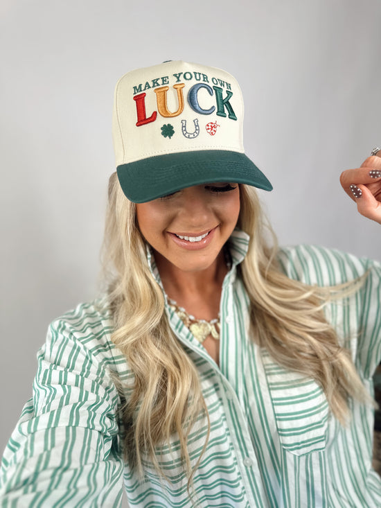 Make Your Own Luck Canvas Cap