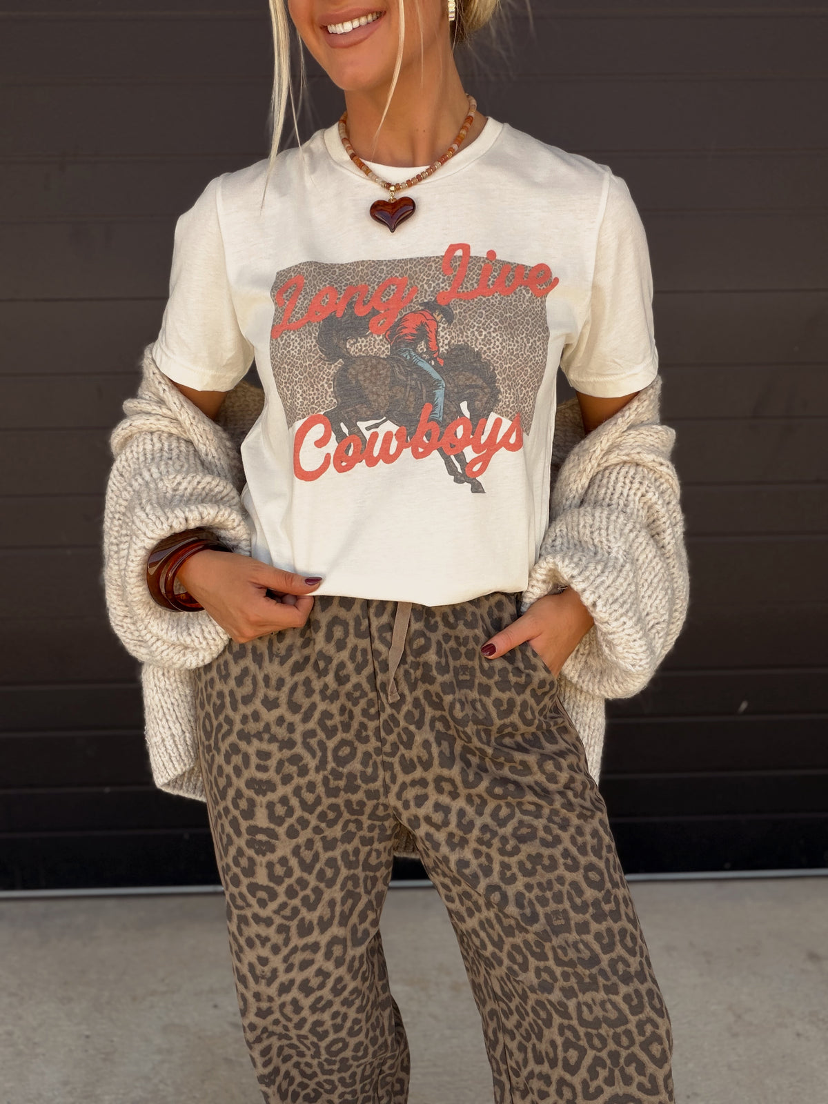 Leopard Cowboy Graphic