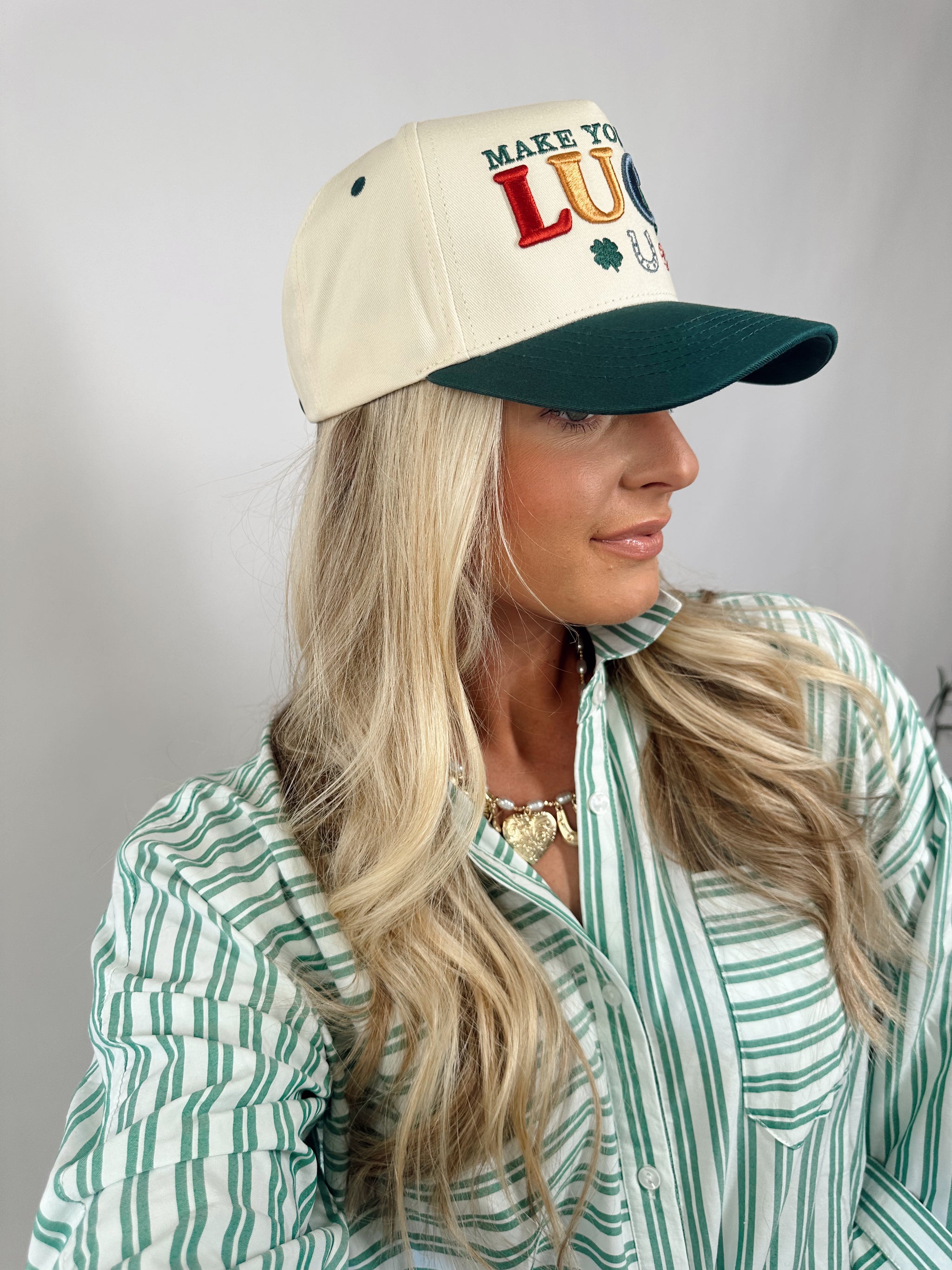 Make Your Own Luck Canvas Cap