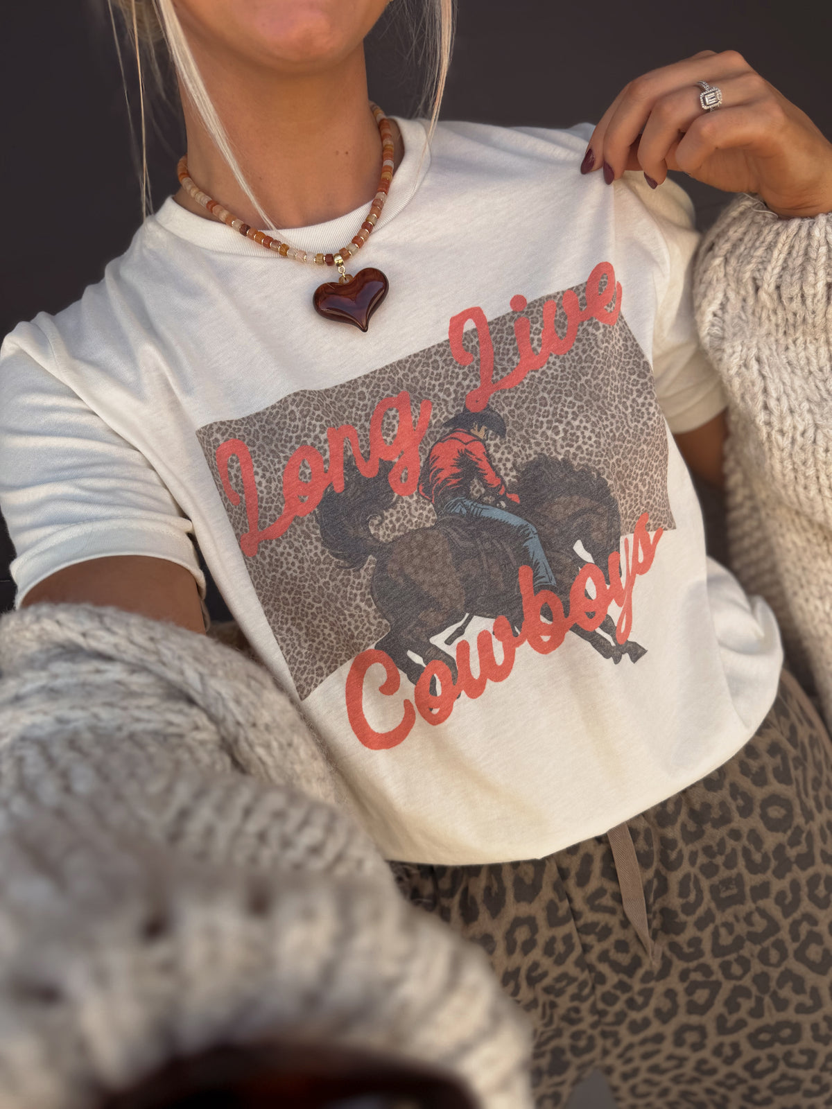 Leopard Cowboy Graphic