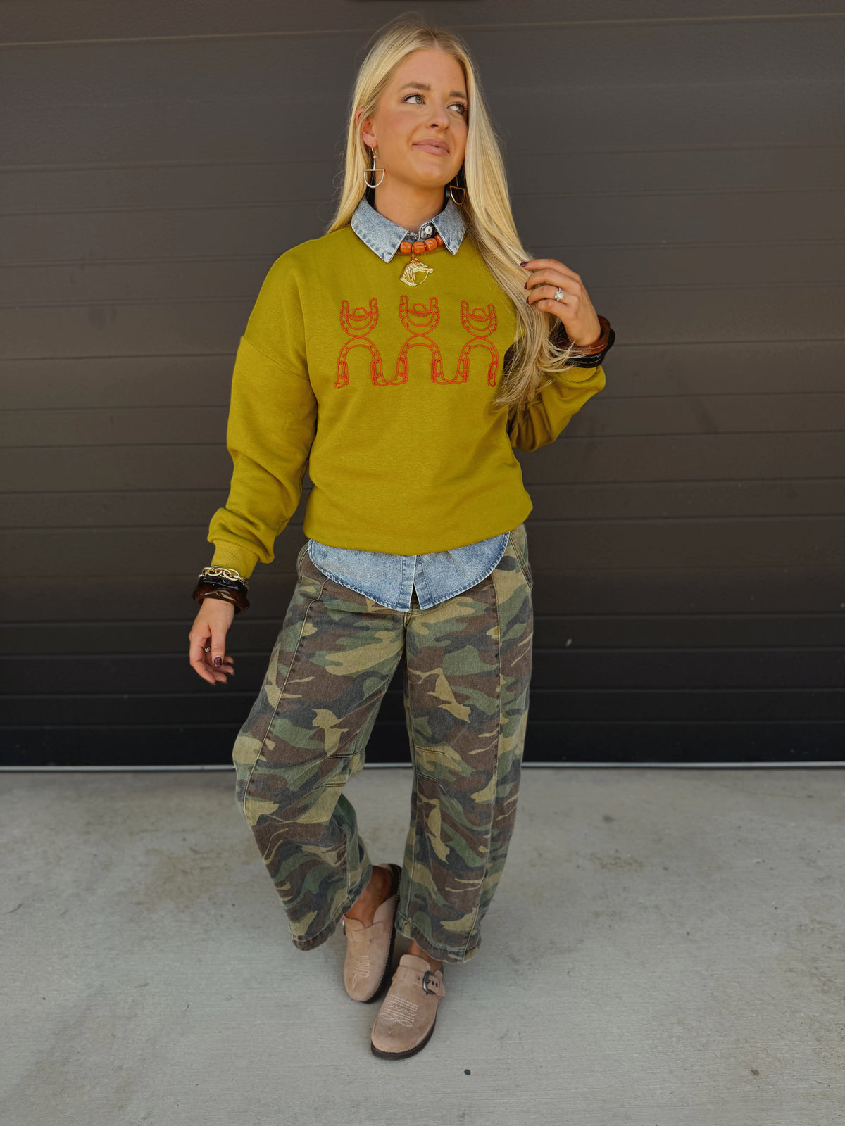 Luck Be Cowboy Sweatshirt