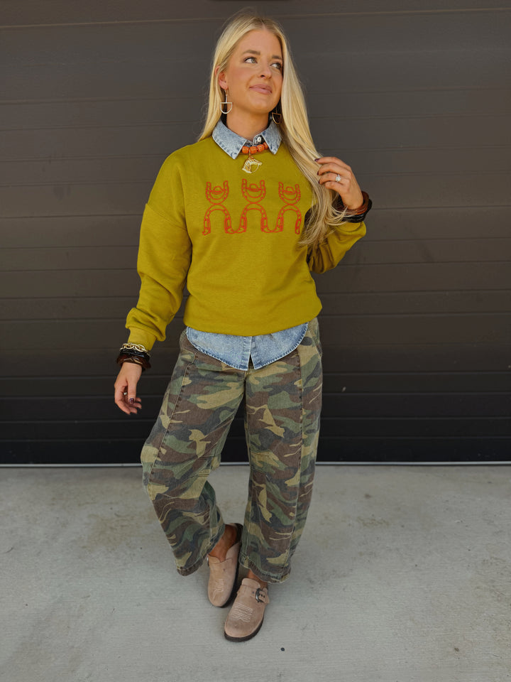 Luck Be Cowboy Sweatshirt