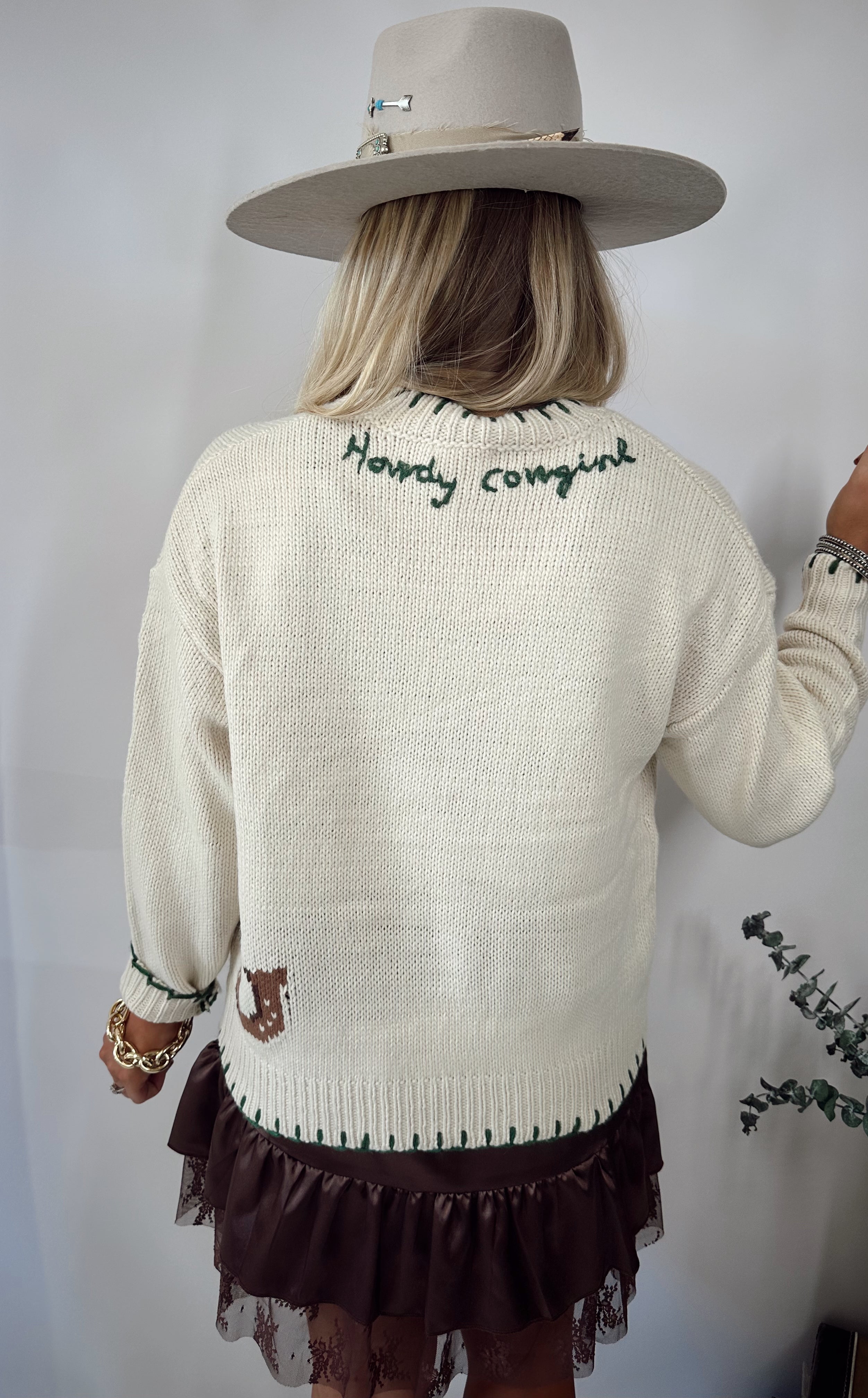 Howdy Cowgirl Sweater